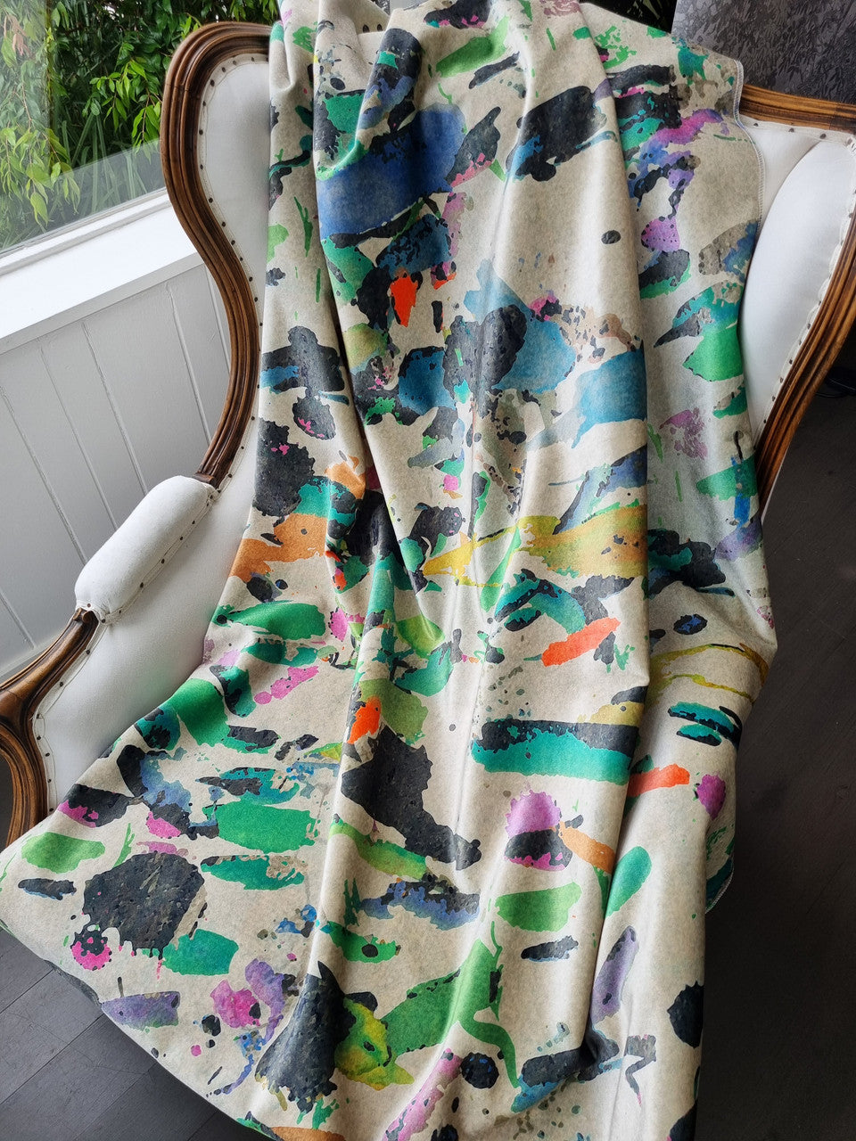 Fabric - Mixed Media - Water Colour Splash