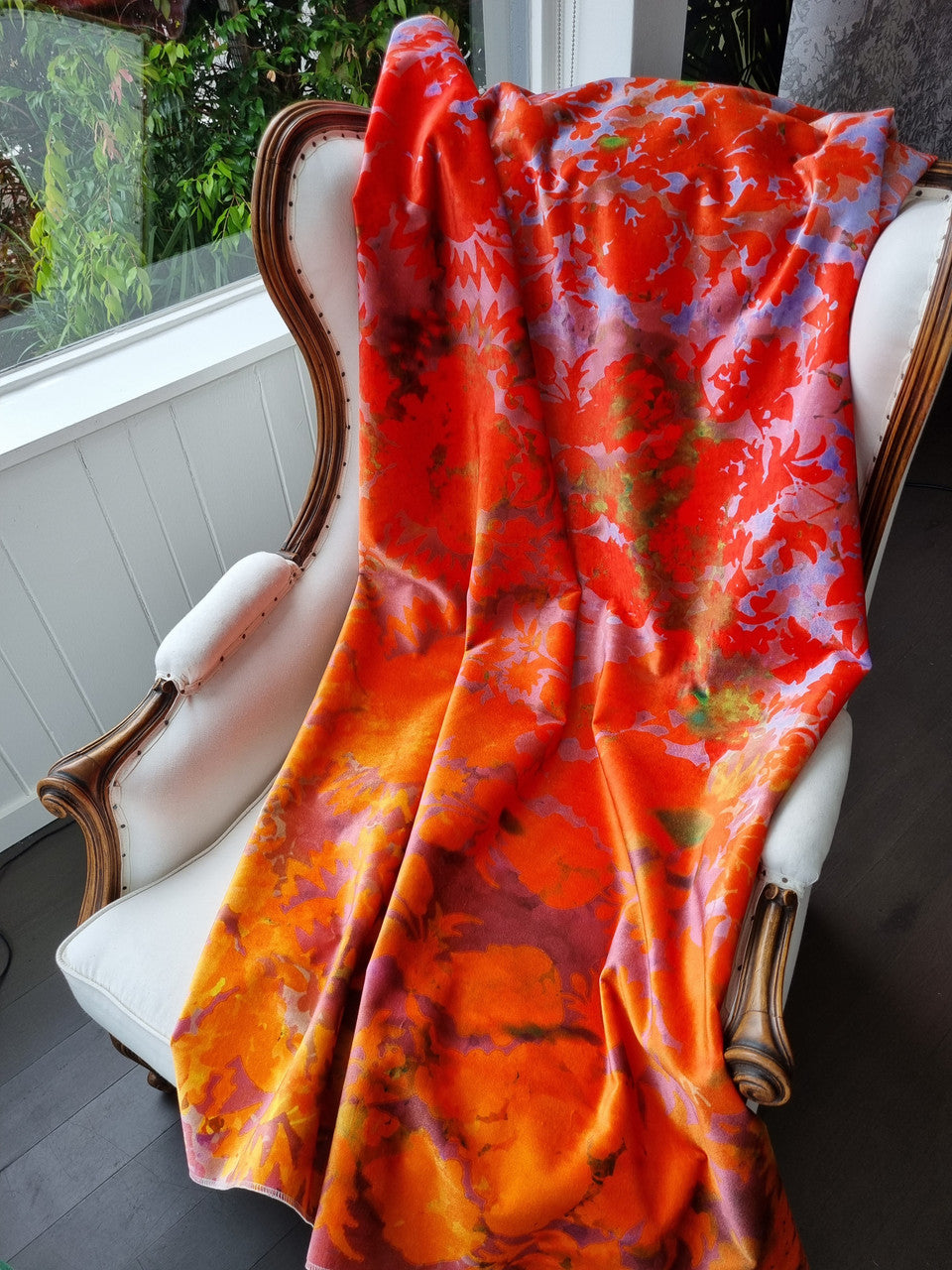 Fabric - Colour Crash - Saffron Damask