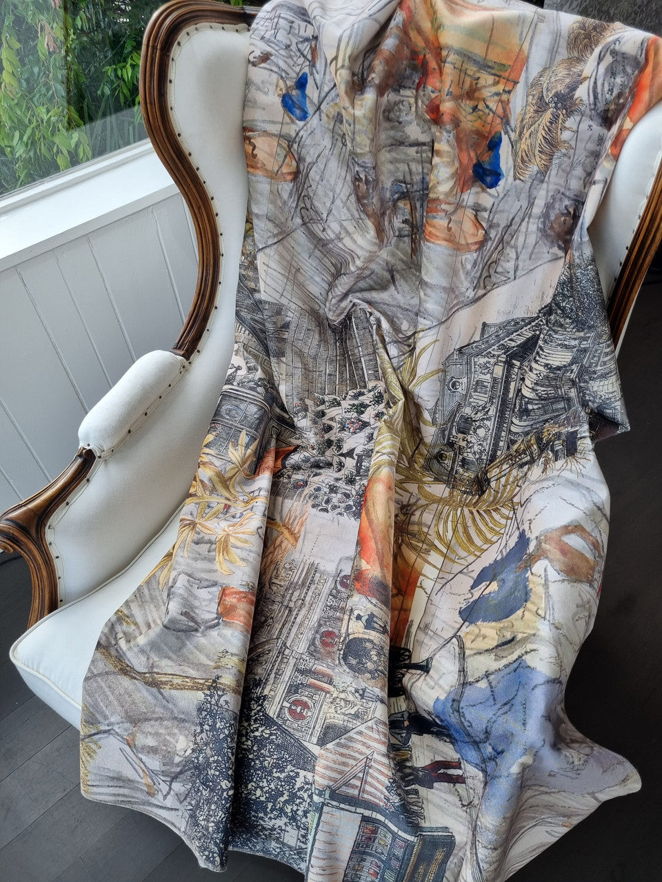 Fabric - Urban Sketches - Paris