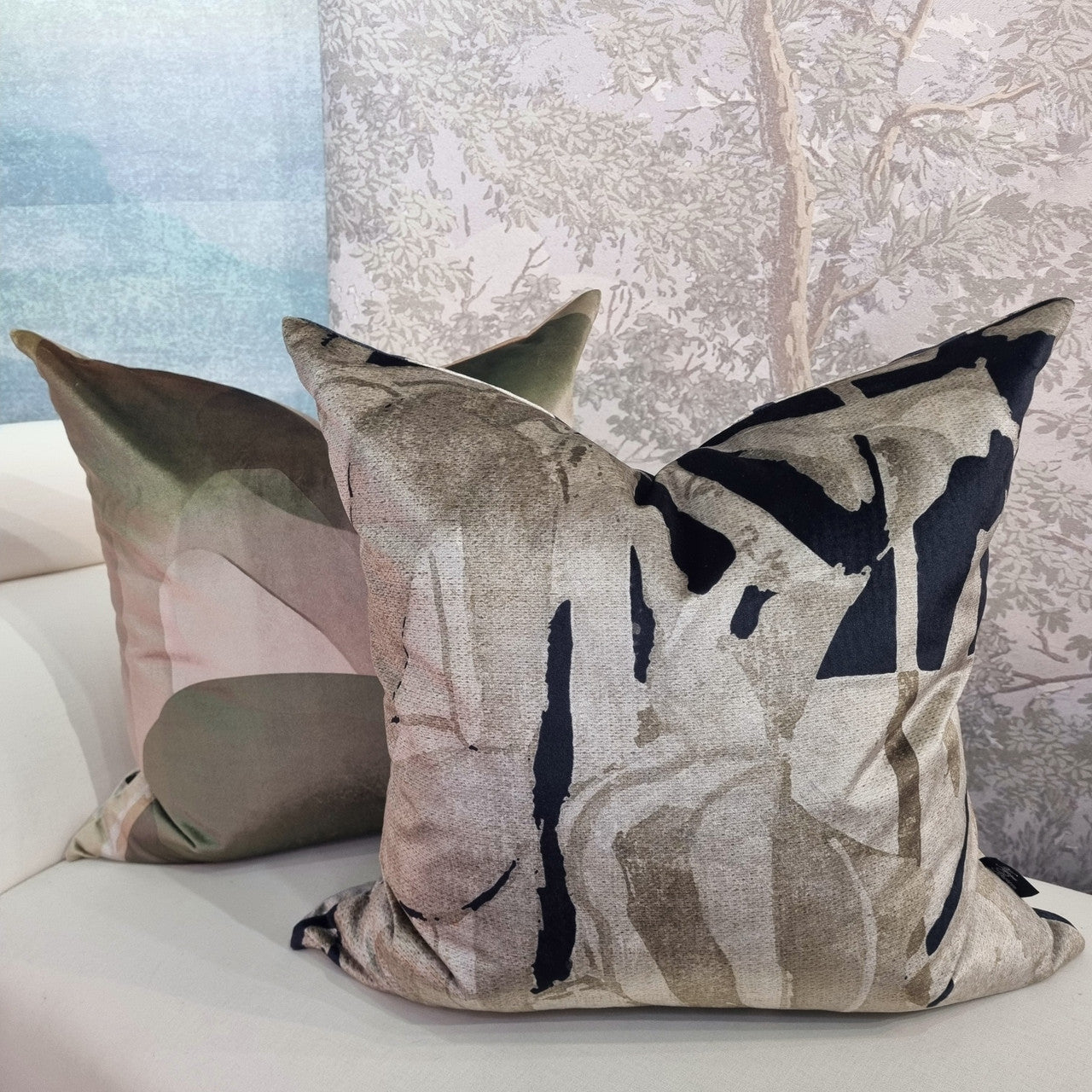 Cushion - Musical Interlude in Olive