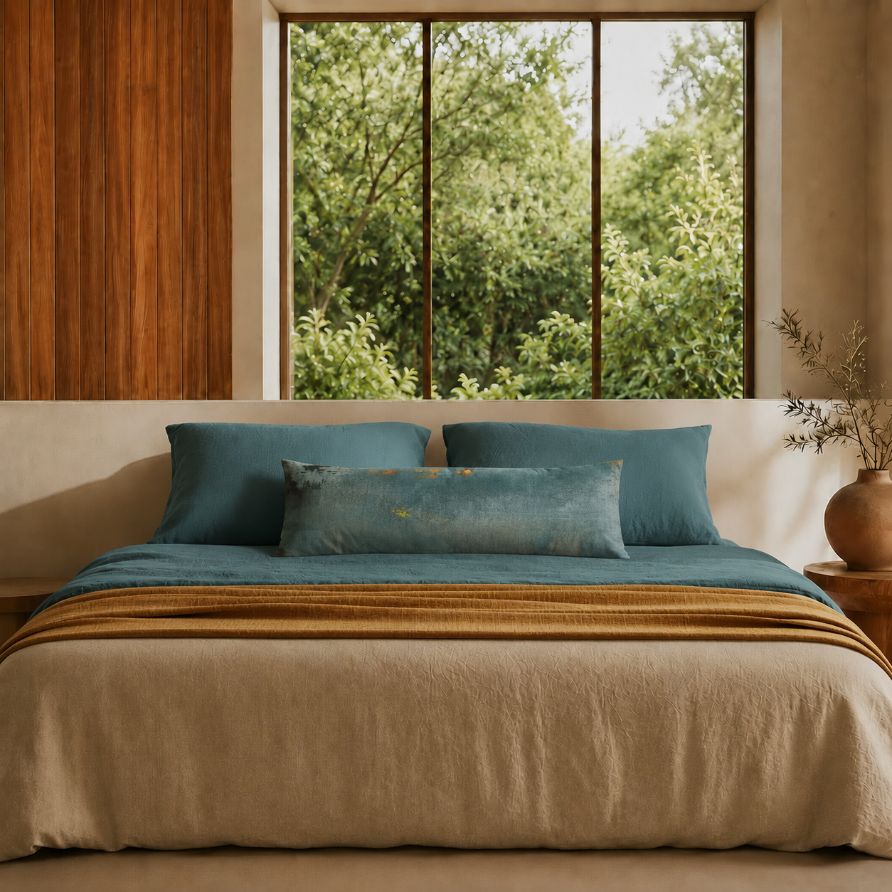 Lumbar Cushion - Abstract Landscape