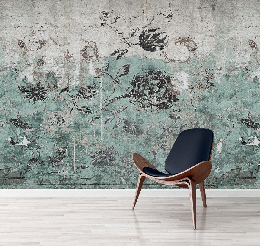 Wallpaper - Botanical Graffiti