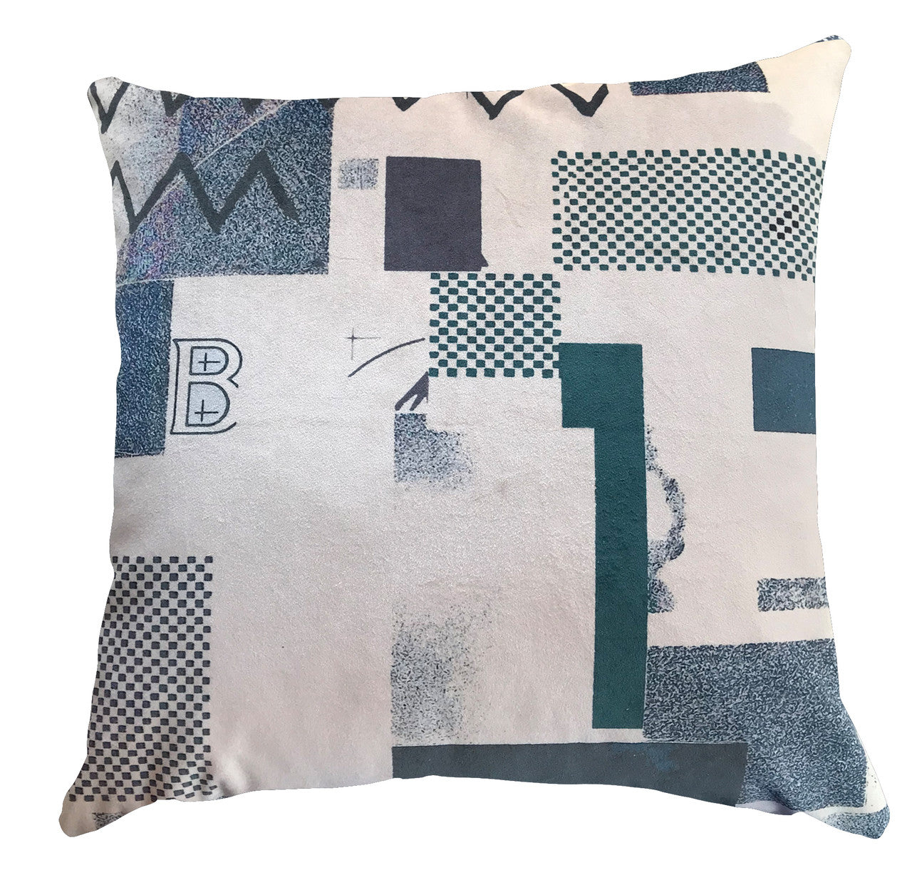 Cushion - Modigliani Was Here - Abstract in Blue B1
