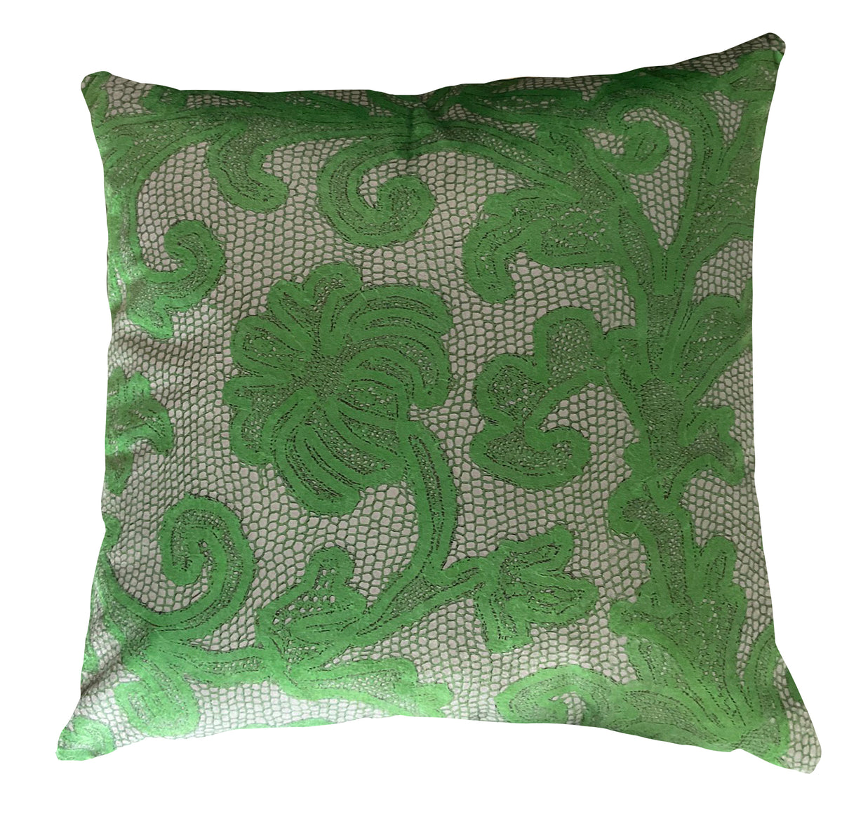 Cushion - Lacework - Green
