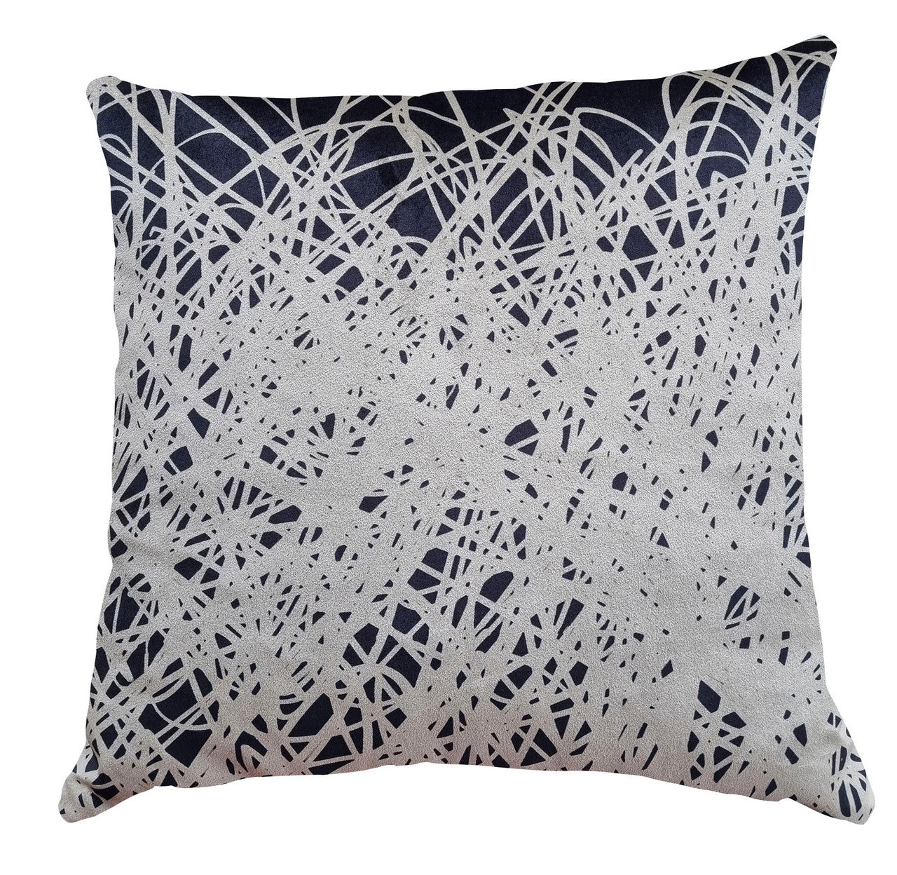 Cushion - Scribble - Black with Cream