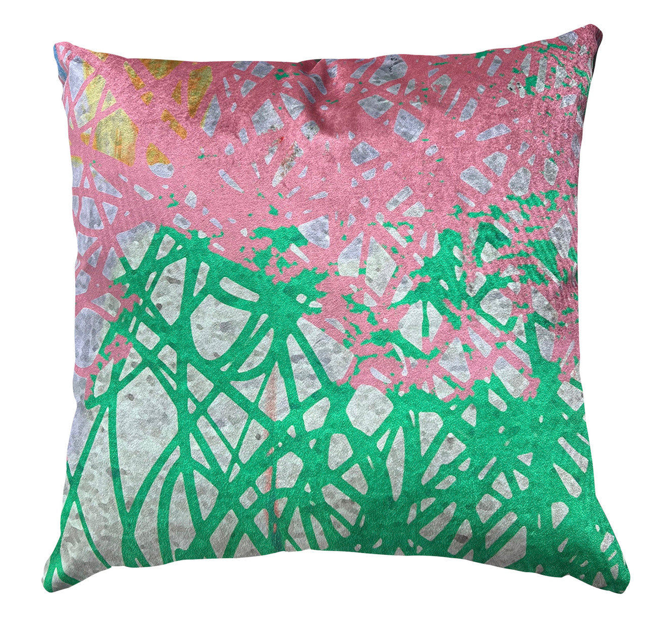 Cushion - Scribble - Pink and Green
