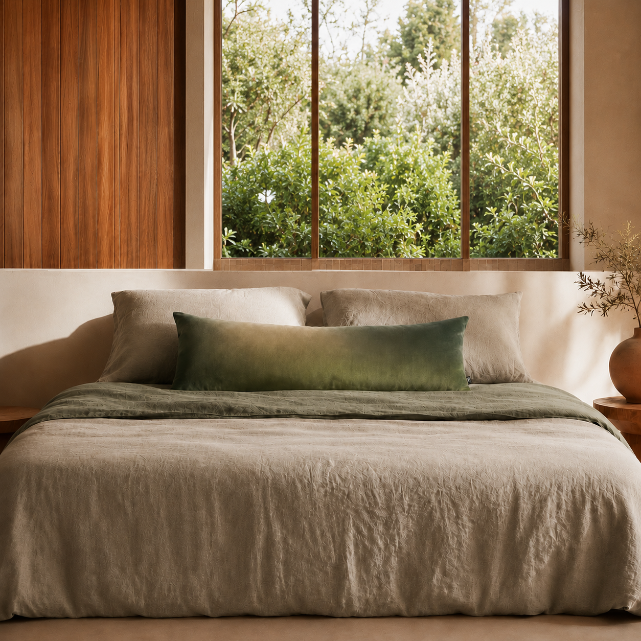 Lumbar Cushion - Destination - Olive Green
