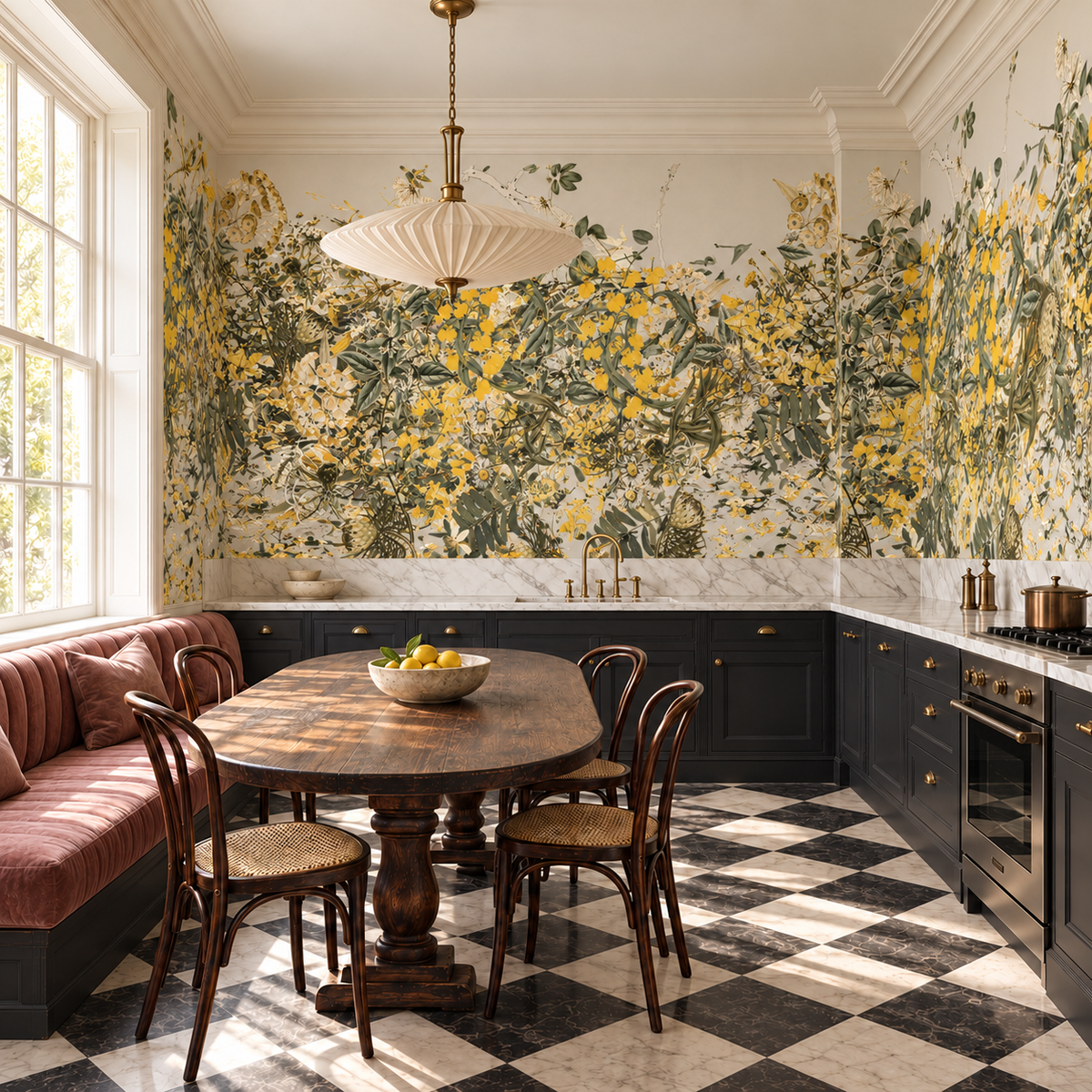 Wallpaper - Floral Explosion - Wild Honey