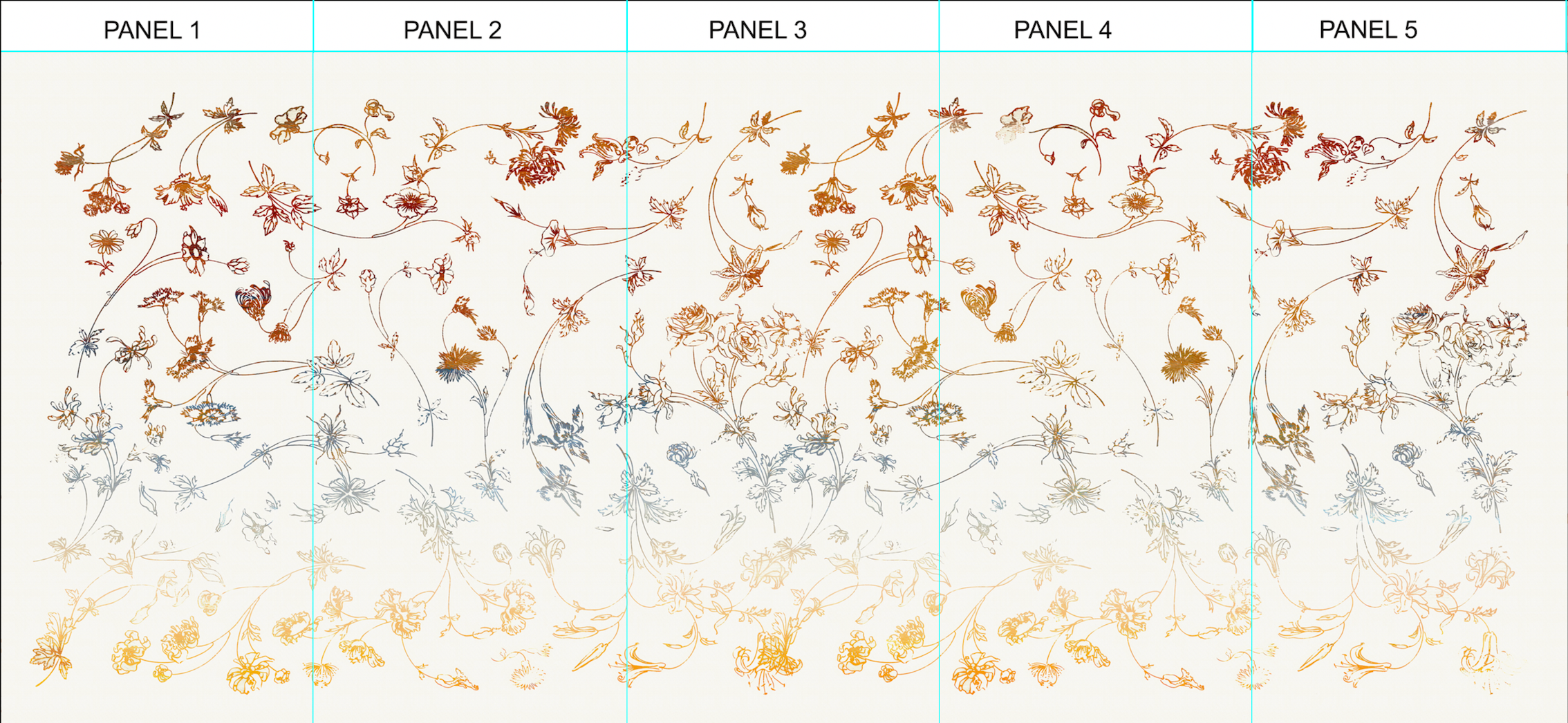 Fabric - Garden Etchings - Daydream