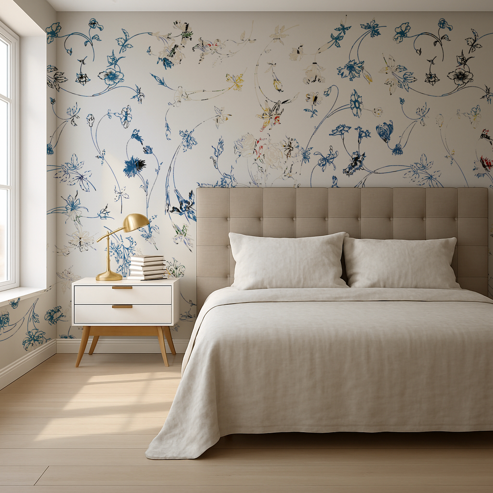 Wallpaper - Garden Etchings