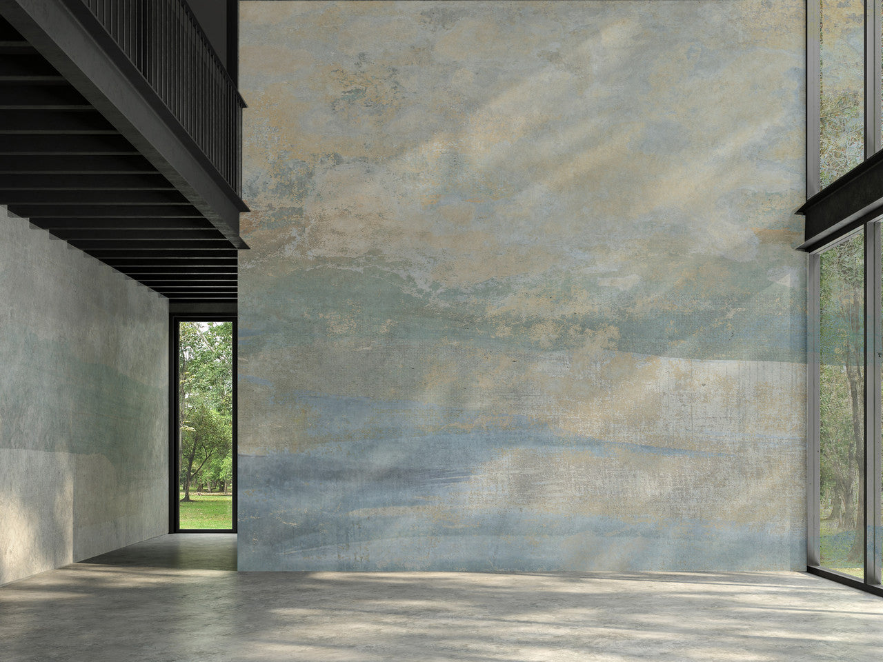 Wallpaper - Abstract Landscape - Floating