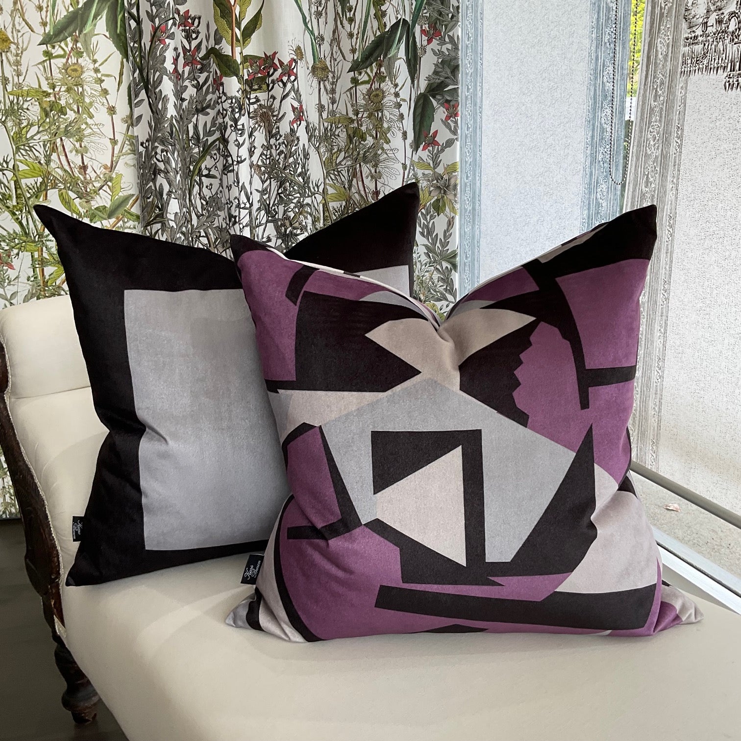 Cushion - Grid Theory - Circuit in Violet