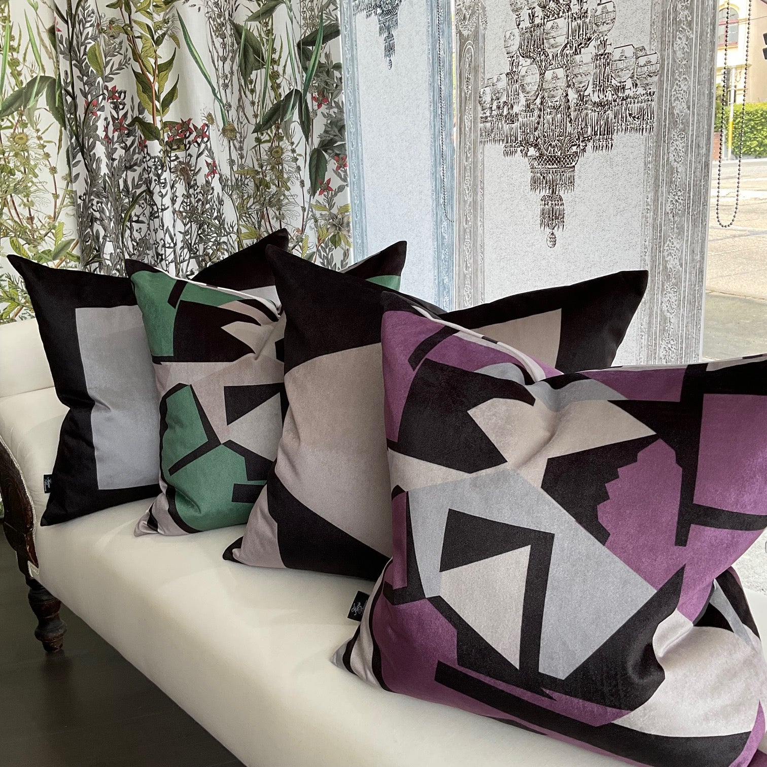 Cushion - Grid Theory - Circuit in Violet