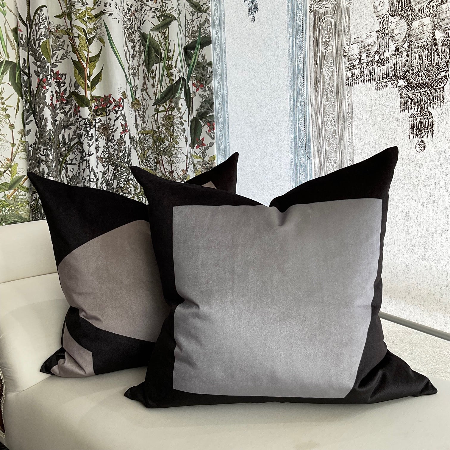 Cushion - Grid Theory - Vector in Pumice