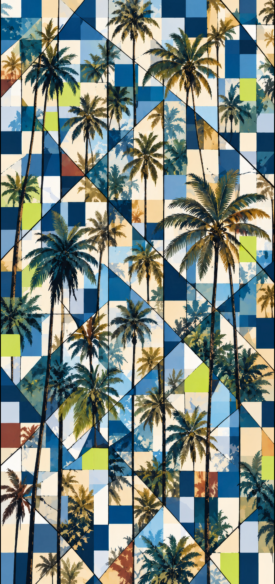 Fabric - Palm Square