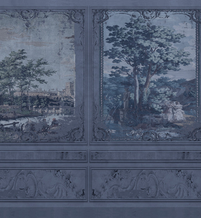Wallpaper - Faded Empire - The Blue Room