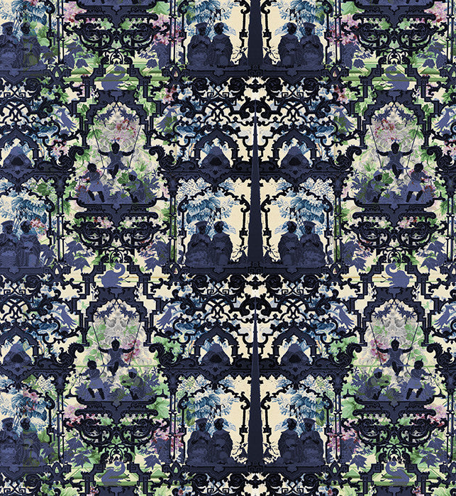 Fabric - Chinoiserie - In the Garden of Double Happiness