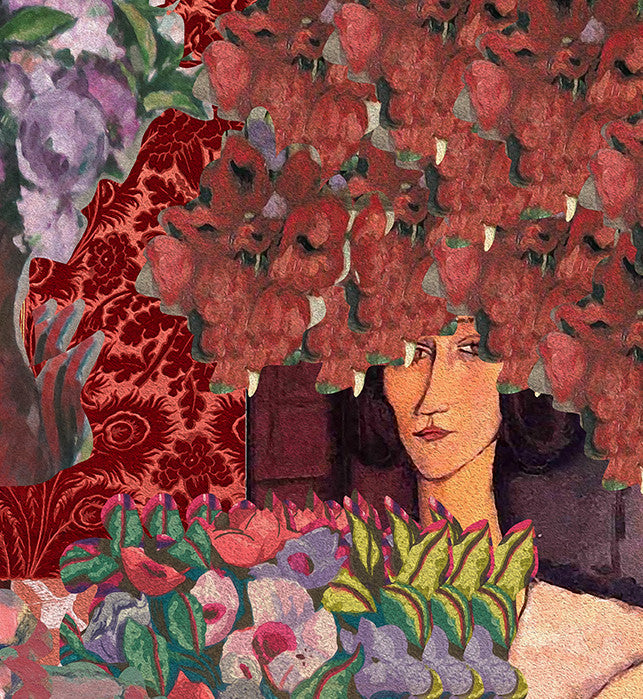Fabric - Modigliani Was Here - Beatrice Hastings