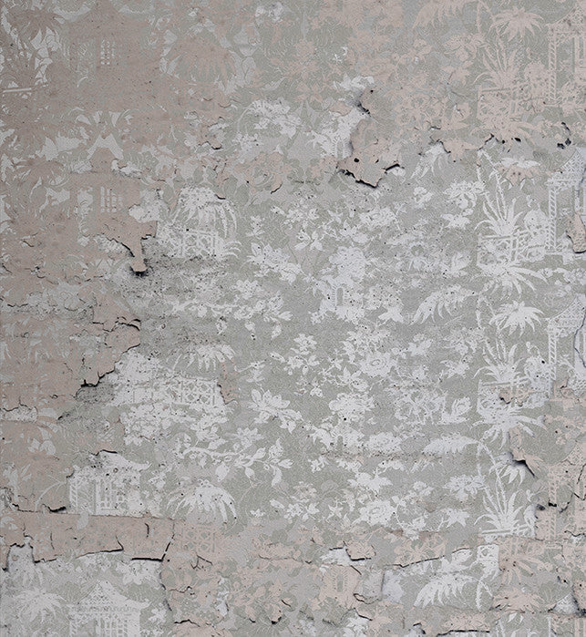 Wallpaper - Chinoiserie - Enchanted Garden in Fading Pink