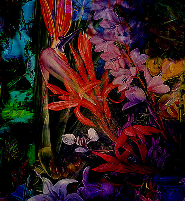 Wallpaper - Jungle Vibe - Dark Floral