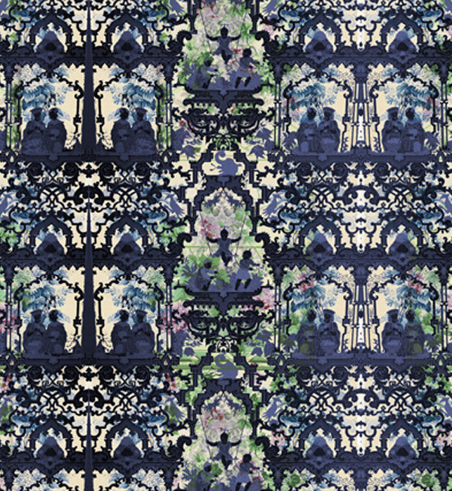 Wallpaper - Chinoiserie - In the Garden of Double Happiness
