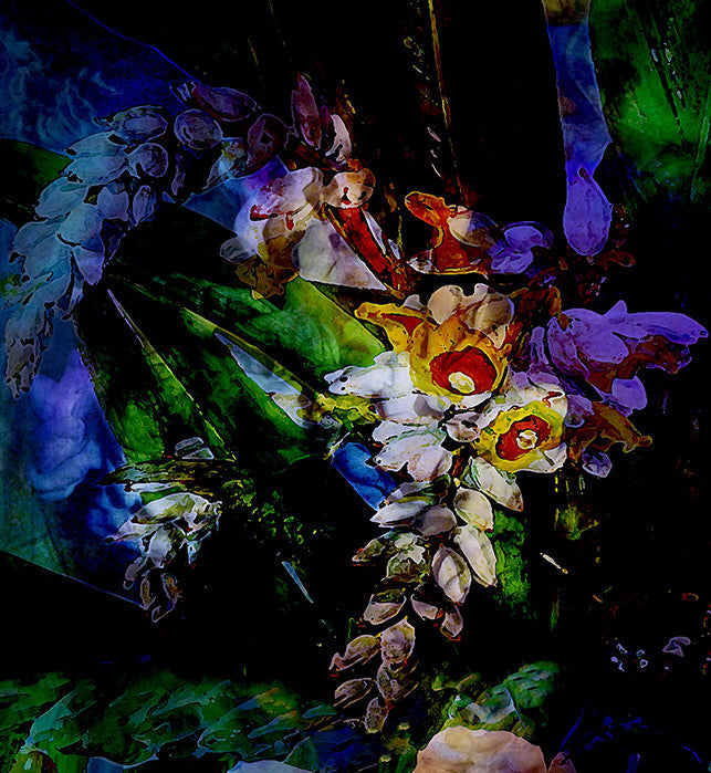 Fabric - Flower Power - Luminescent