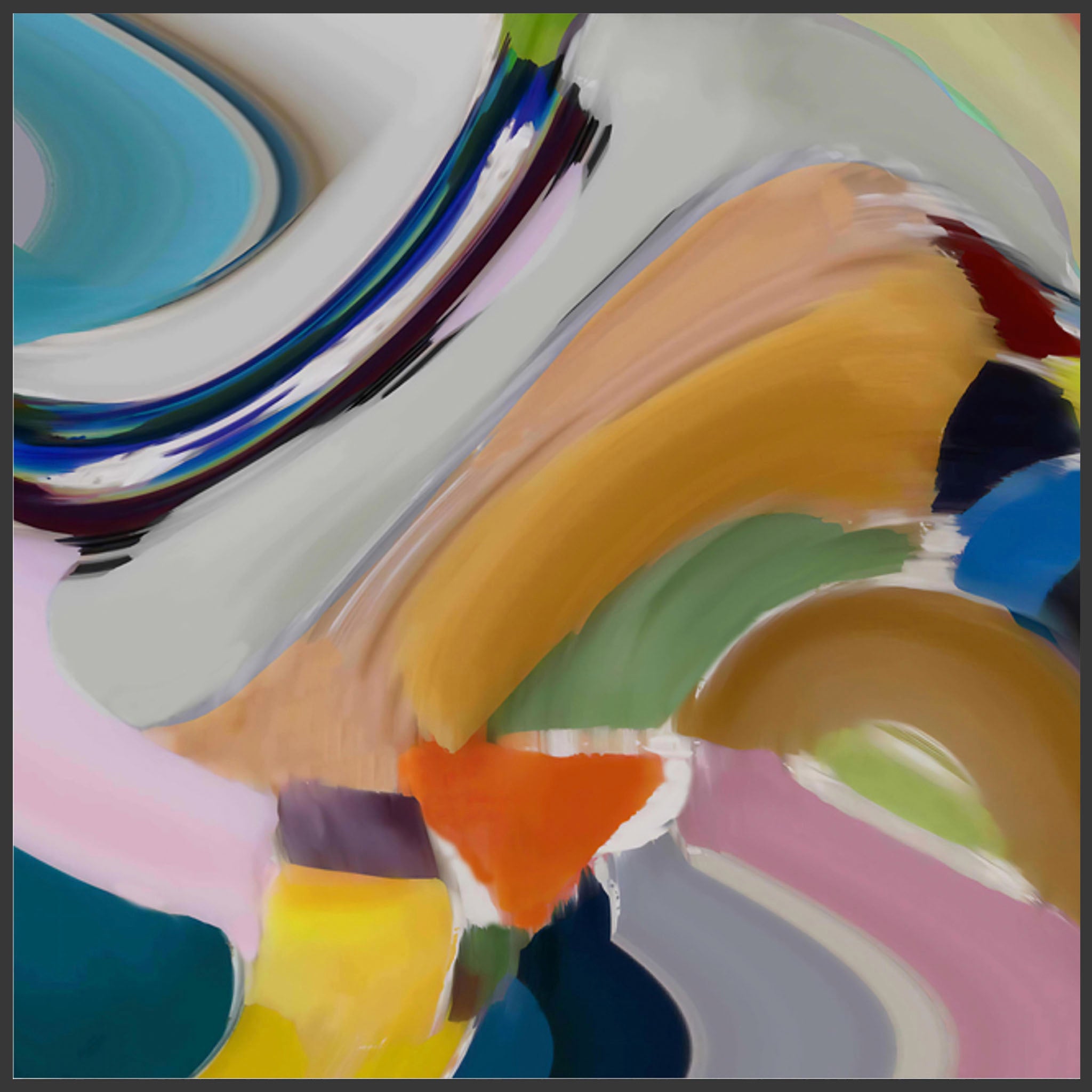 Framed Art Print - Sound Waves
