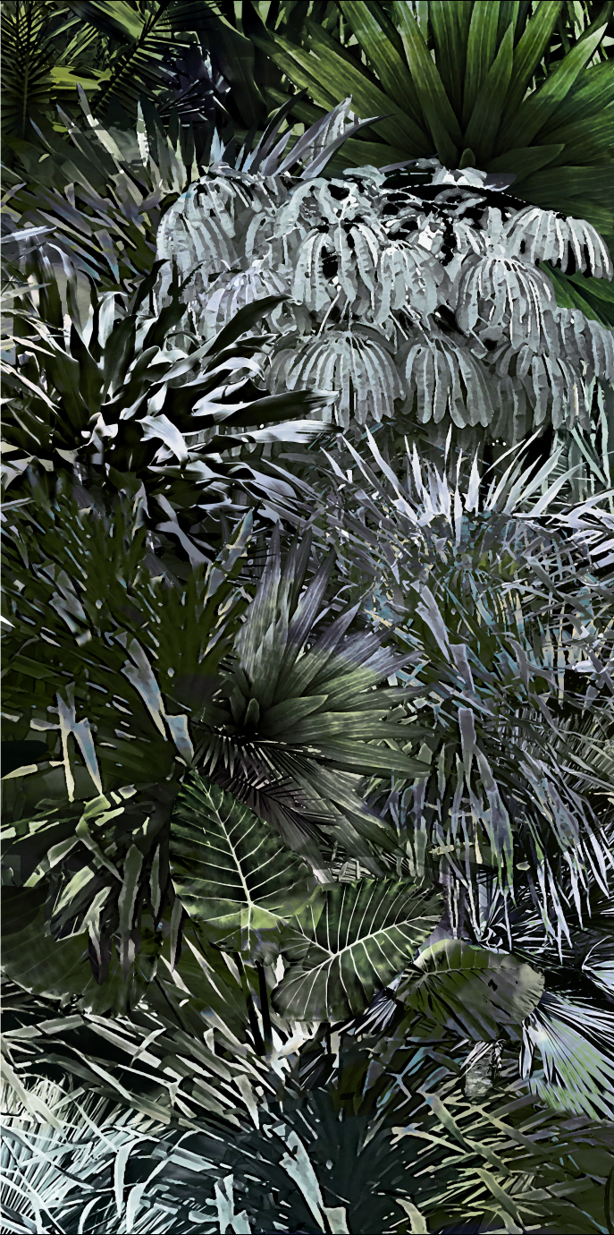 Fabric - Spikey Jungle