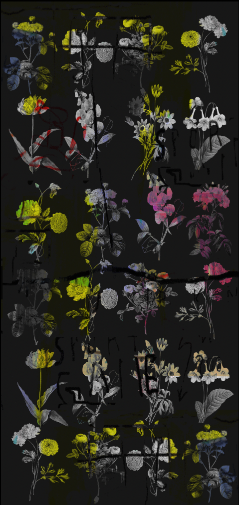 Fabric - Chiaroscuro - Black Magic