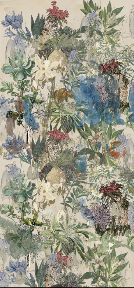 Fabric - Urban Sketches - Floral