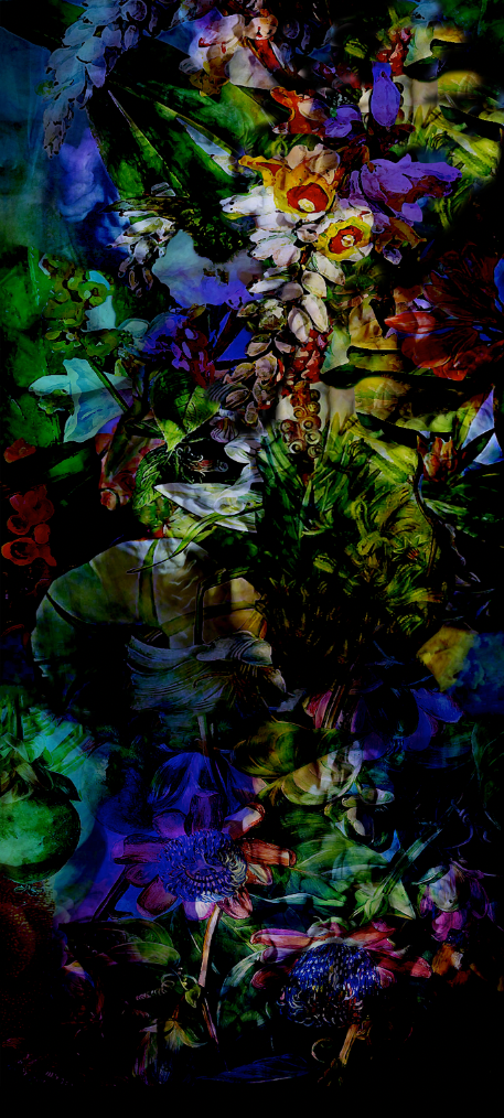 Fabric - Flower Power - Luminescent