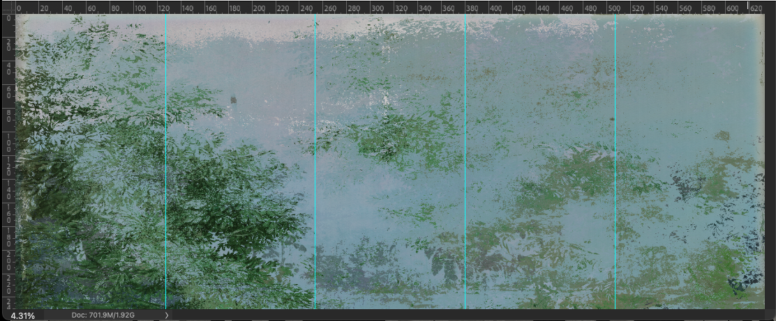 Wallpaper - Shadow Play - Sky Blue