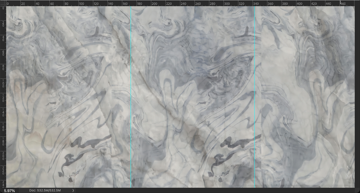 Wallpaper - Broken Marble- Licorice Swirl