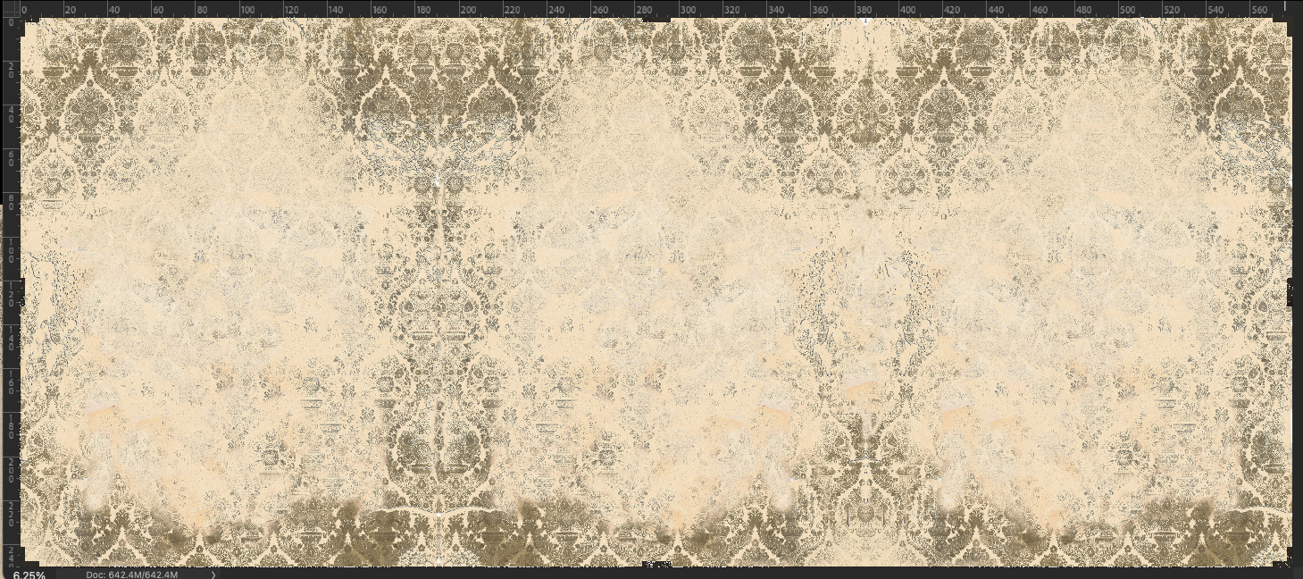 Wallpaper - Faded Empire - Faded Paisley in Blush