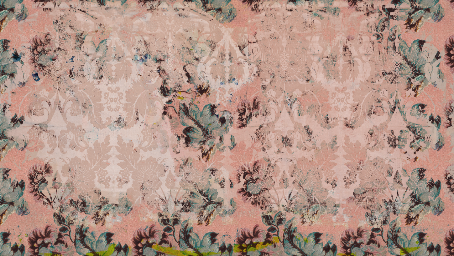 Wallpaper - Faded Empire - Fragmented Pink