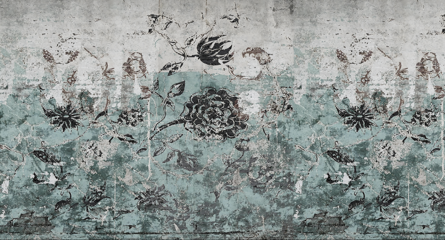Wallpaper - Botanical Graffiti