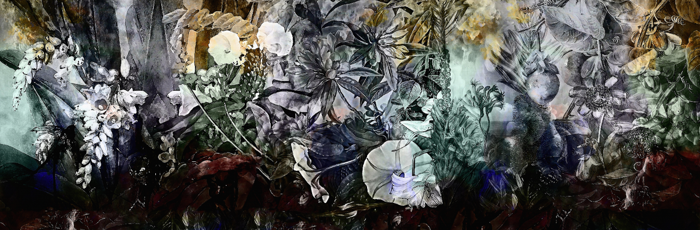 Wallpaper - Flower Power - Incandescent