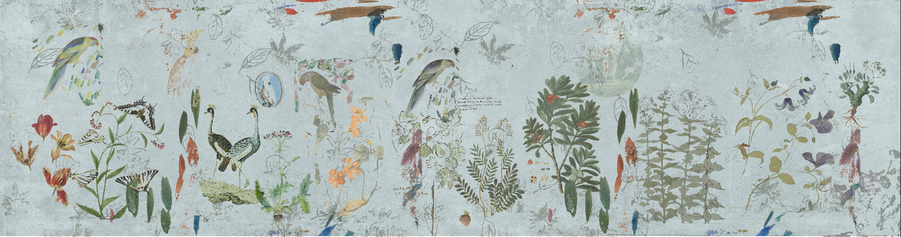 Wallpaper - Casa Mia - Country Estate - Blue