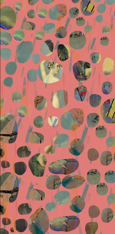 Fabric - Spotty - Venus in Pink (Archive Drop)