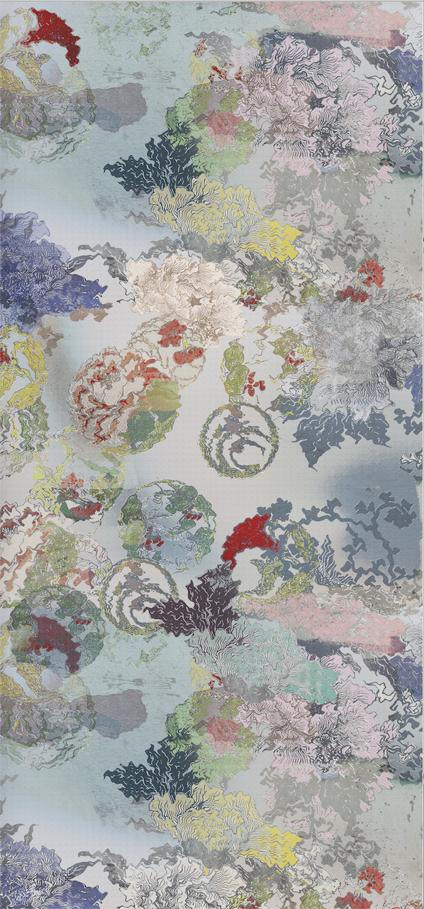 Fabric - Floating World - Oriental