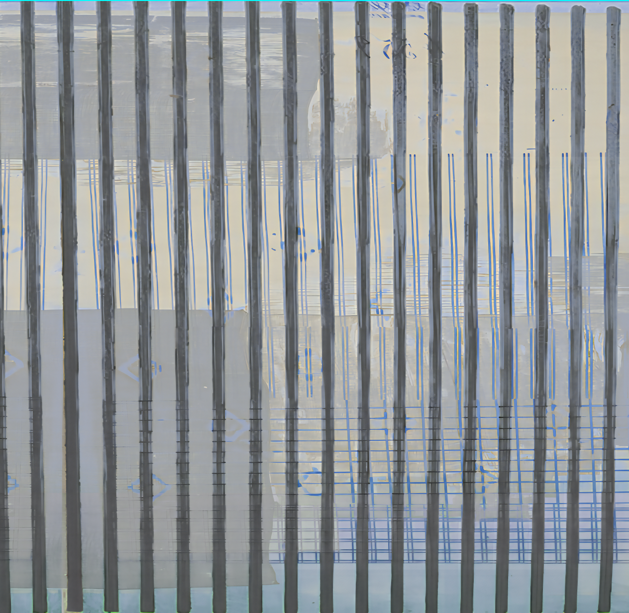 Wallpaper - Geometrico - Blue Stripes