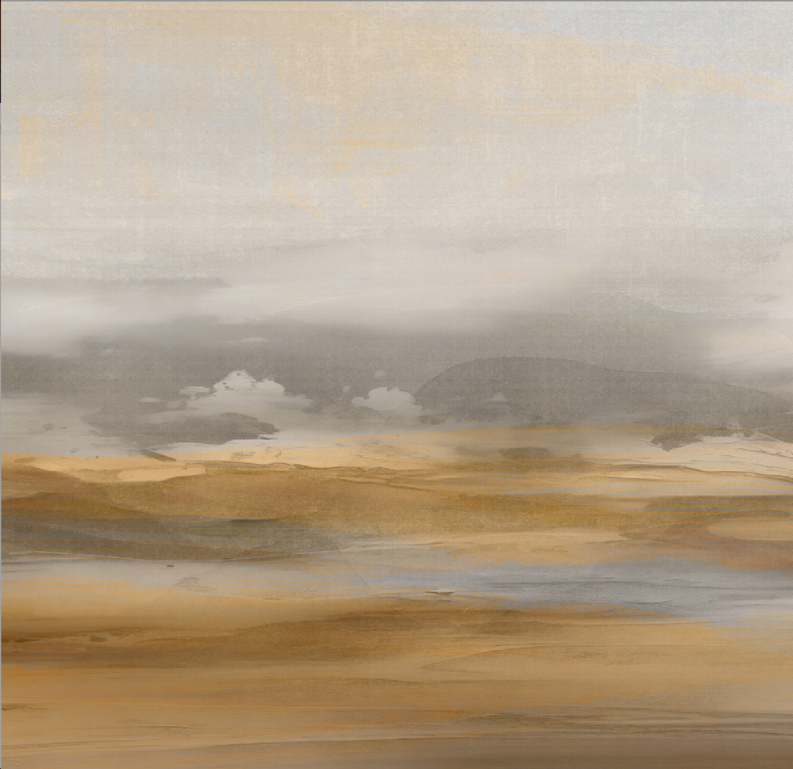 Wallpaper - Sights From the Train - Ochre