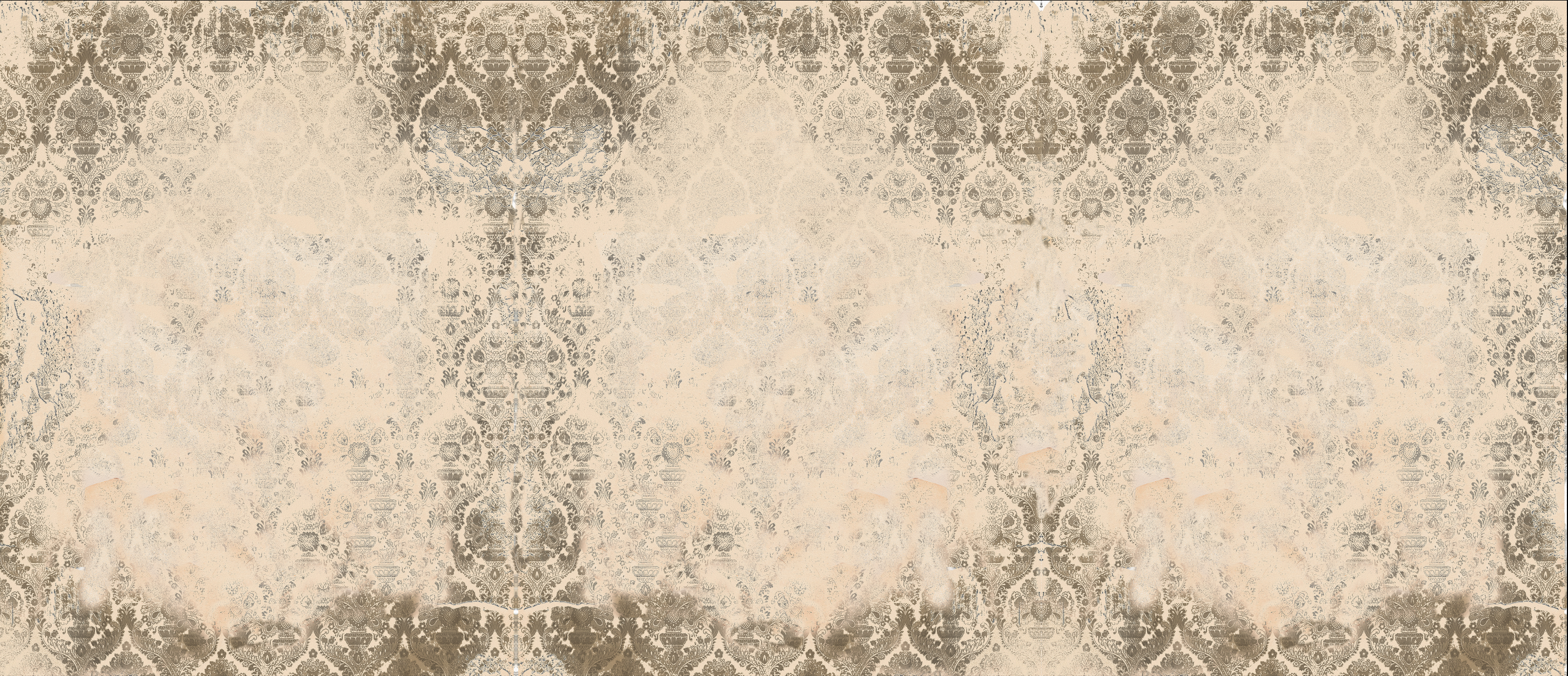 Wallpaper - Faded Empire - Faded Paisley in Blush