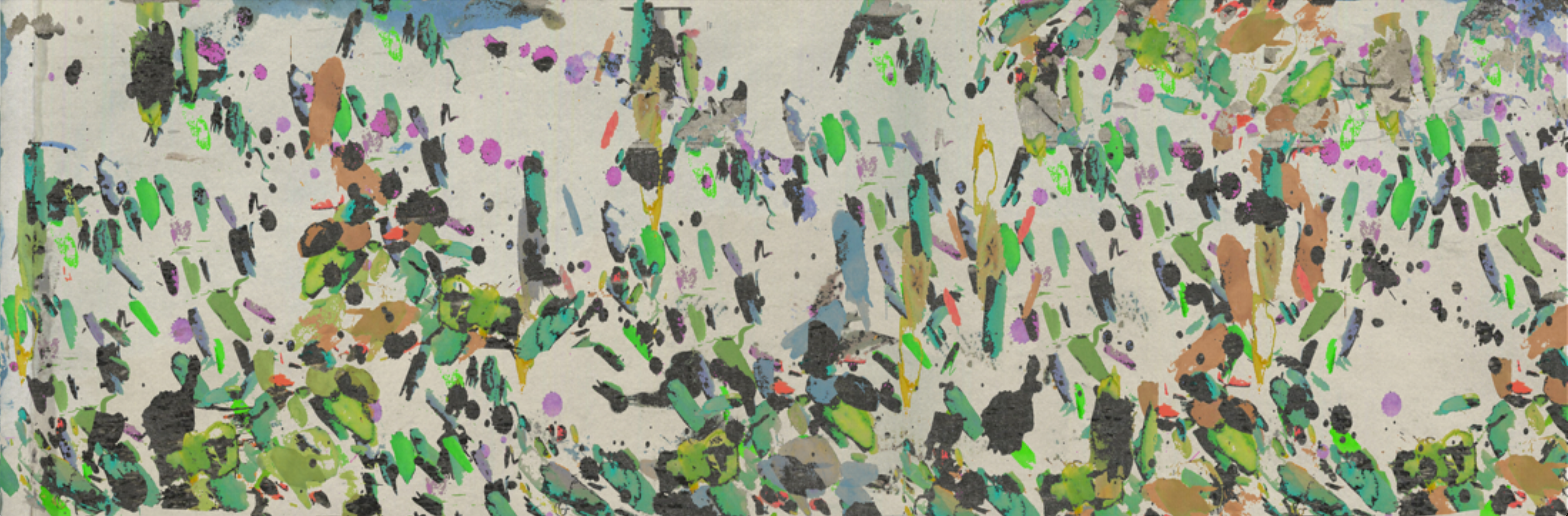 Wallpaper - Mixed Media - Water Colour Splash