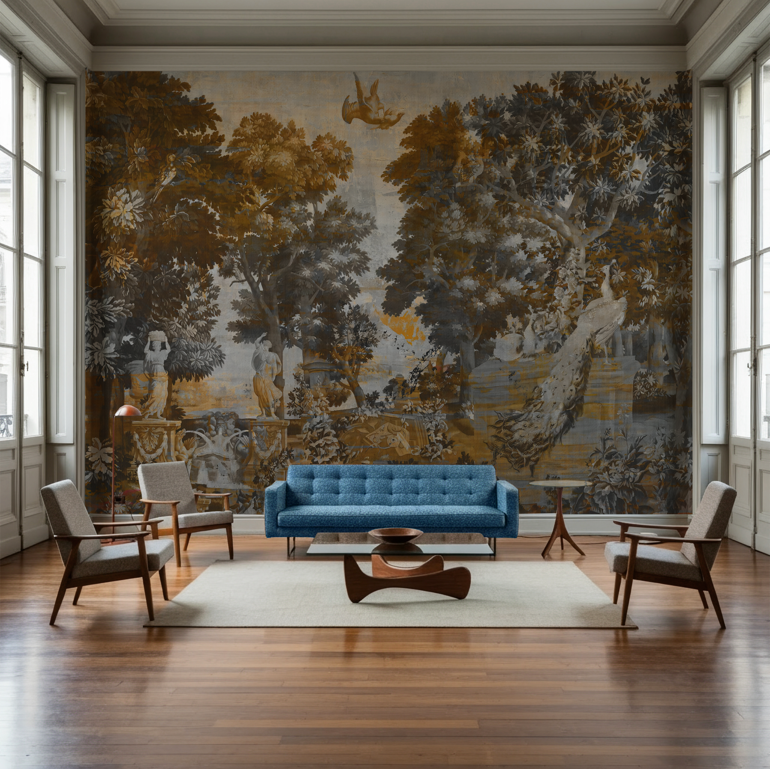 Wallpaper - Woven Magic- Tapestry Orange