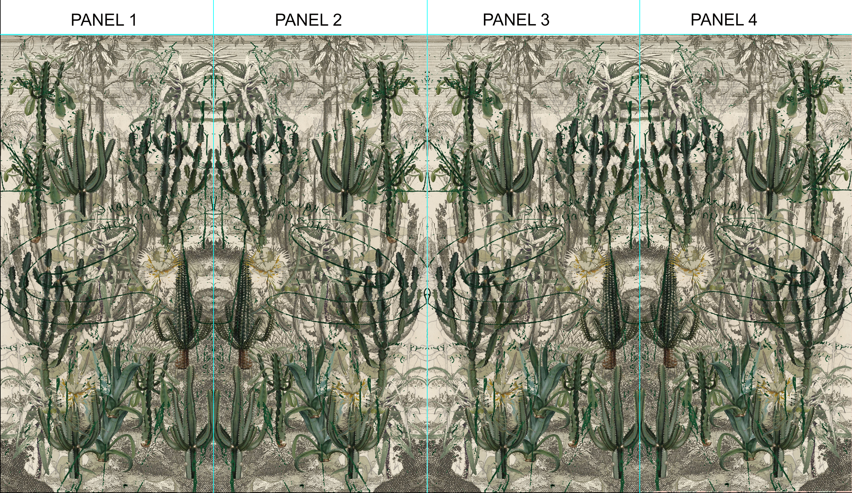 Fabric - Cactus Garden - Looking Sharp