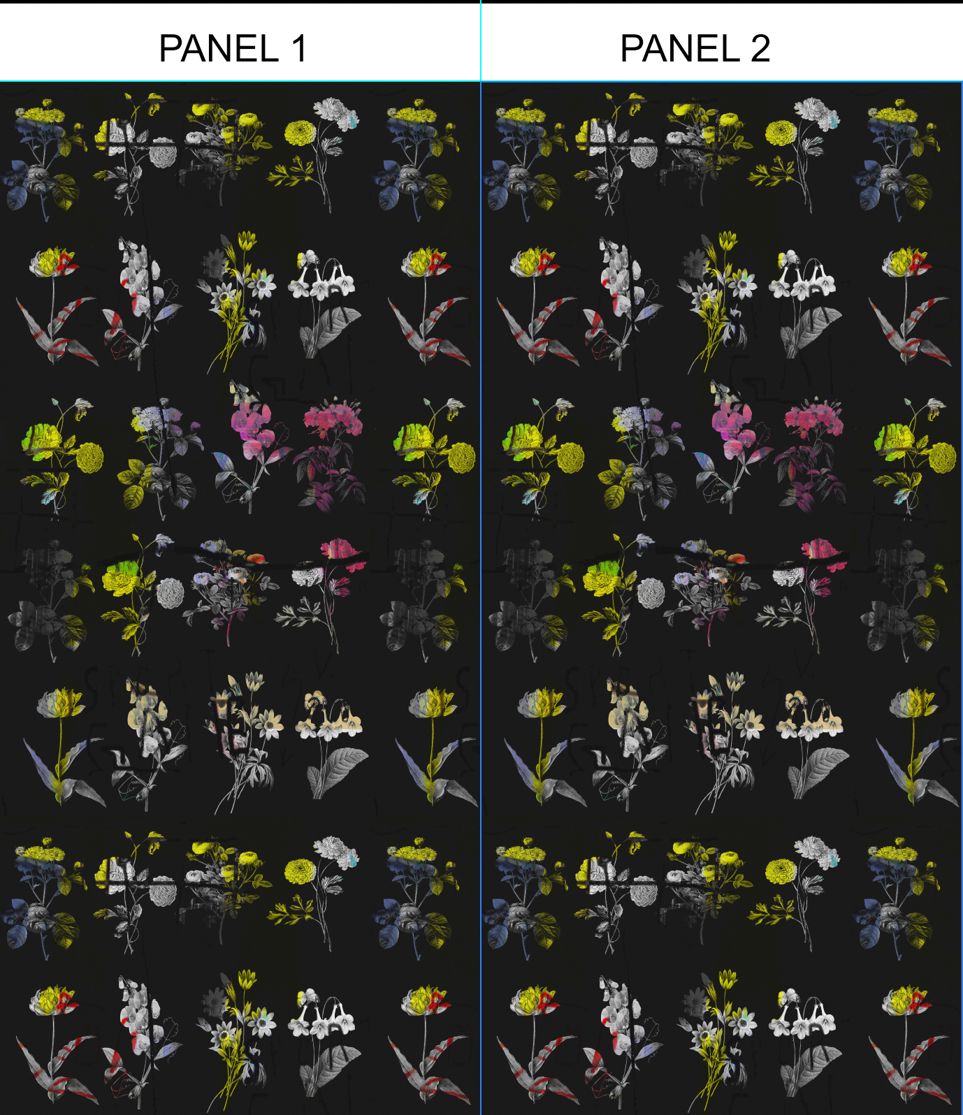 Fabric - Chiaroscuro - Black Magic