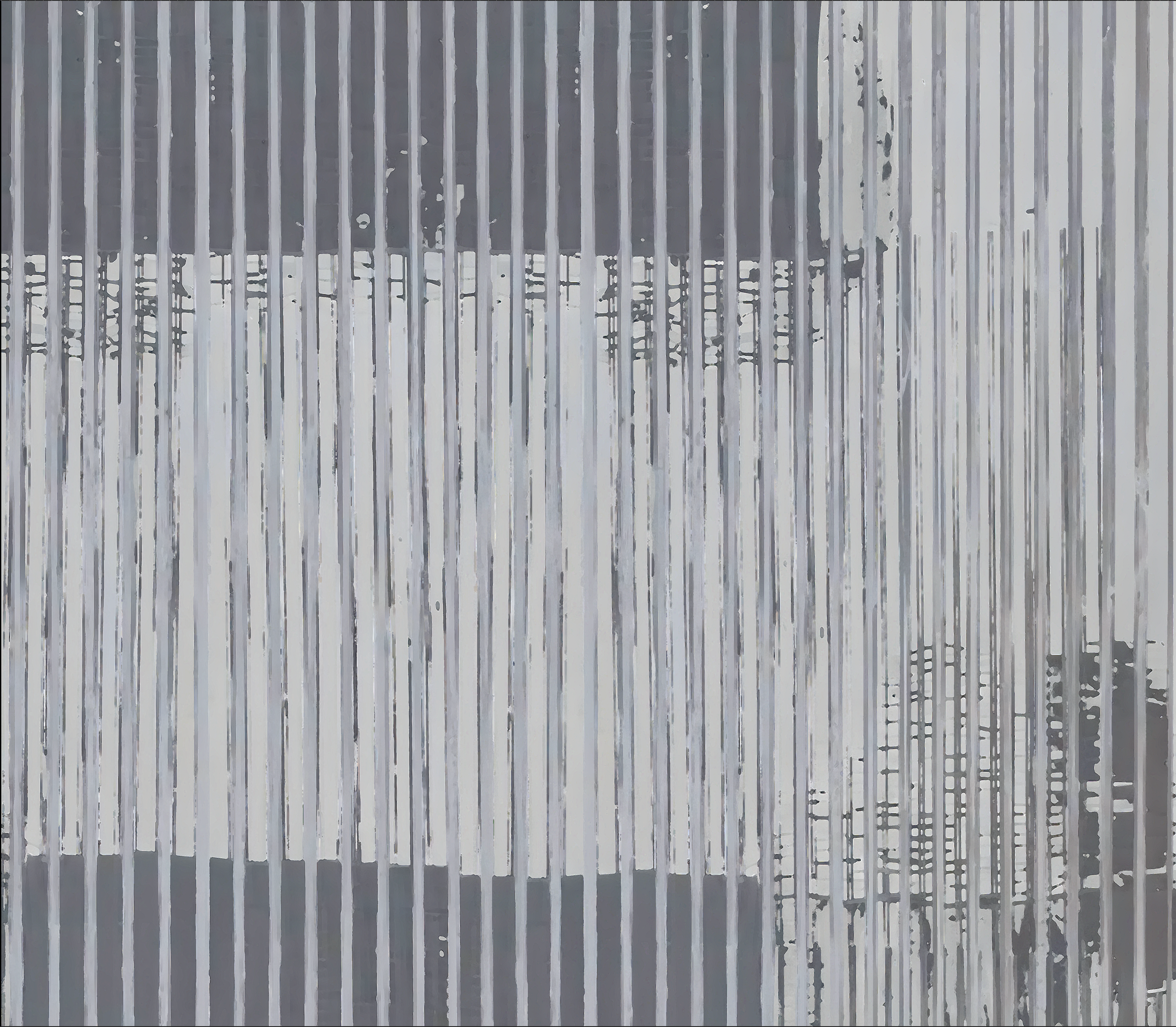 Fabric - Geometrico - Grey Stripes