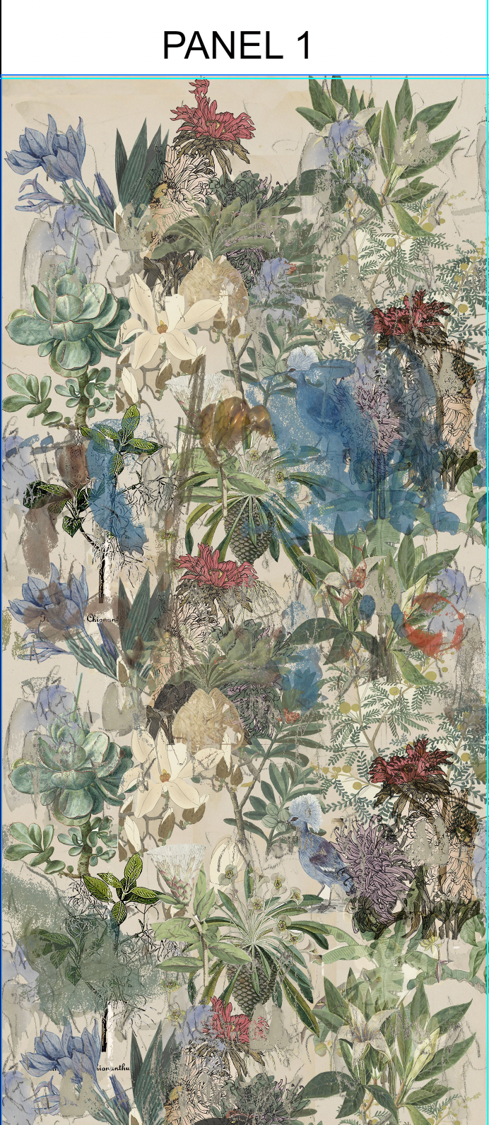 Fabric - Urban Sketches - Floral