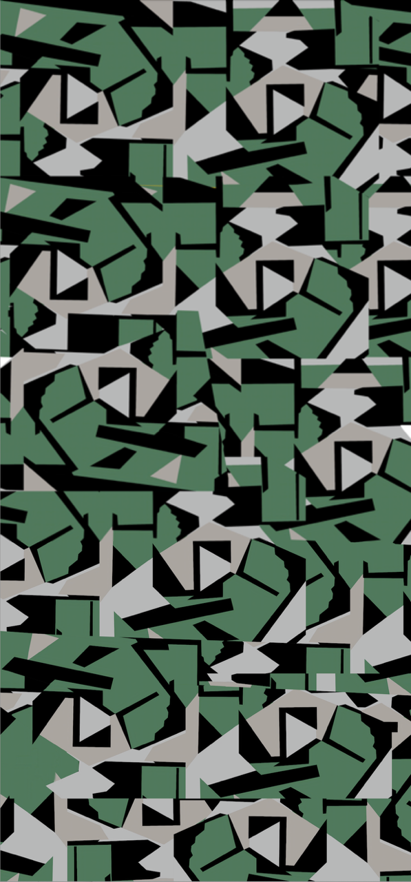 Fabric - Grid Theory - Circuit in Mint